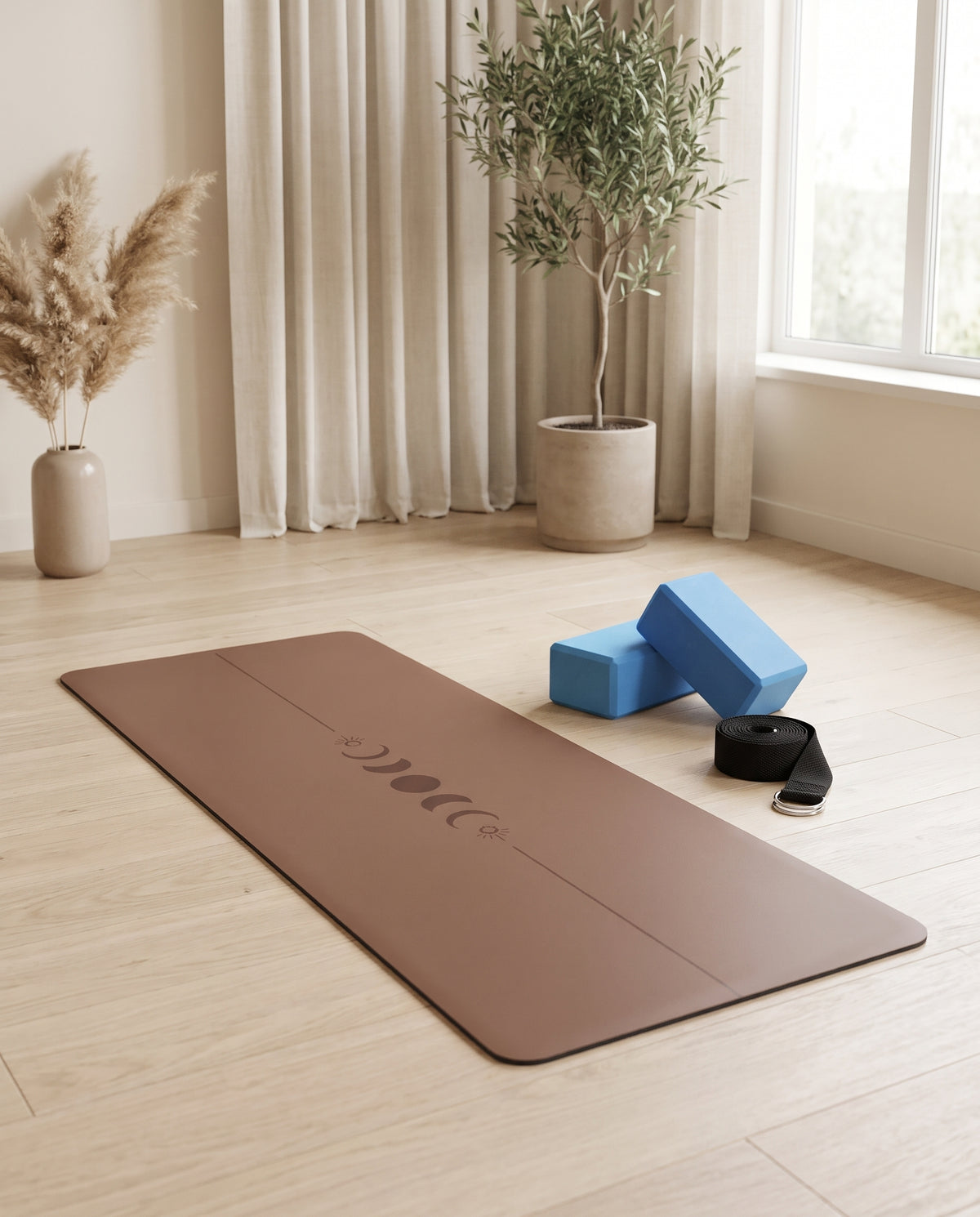 Lavafor Practice Set with mocha mat laid out for a home session